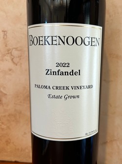 2022 Boekenoogen Zinfandel 1