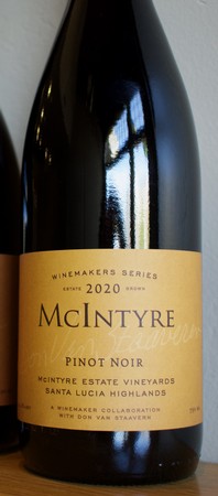 2020 McIntyre Winemaker Series Pinot Noir - Don Van Staaveran 1